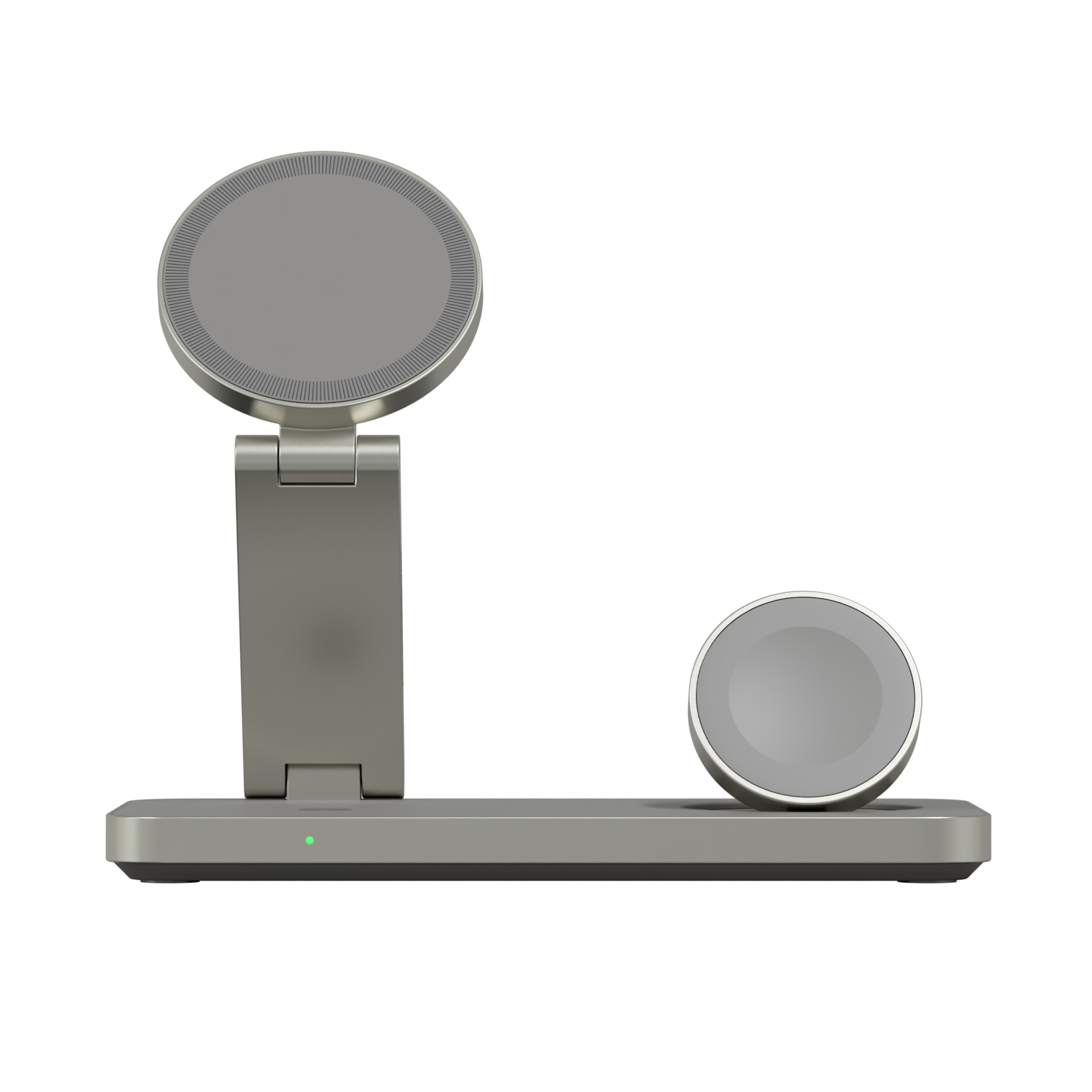 Зарядная станция 3 в 1 Magssory Yoga для Apple Qi2 Titan, Титан — WCH016 t 2
